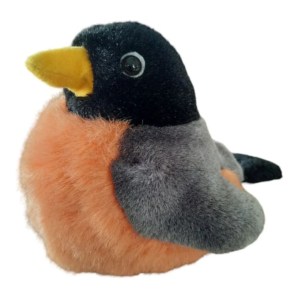 Stuffed American Robin with Sound Audubon Birds Series